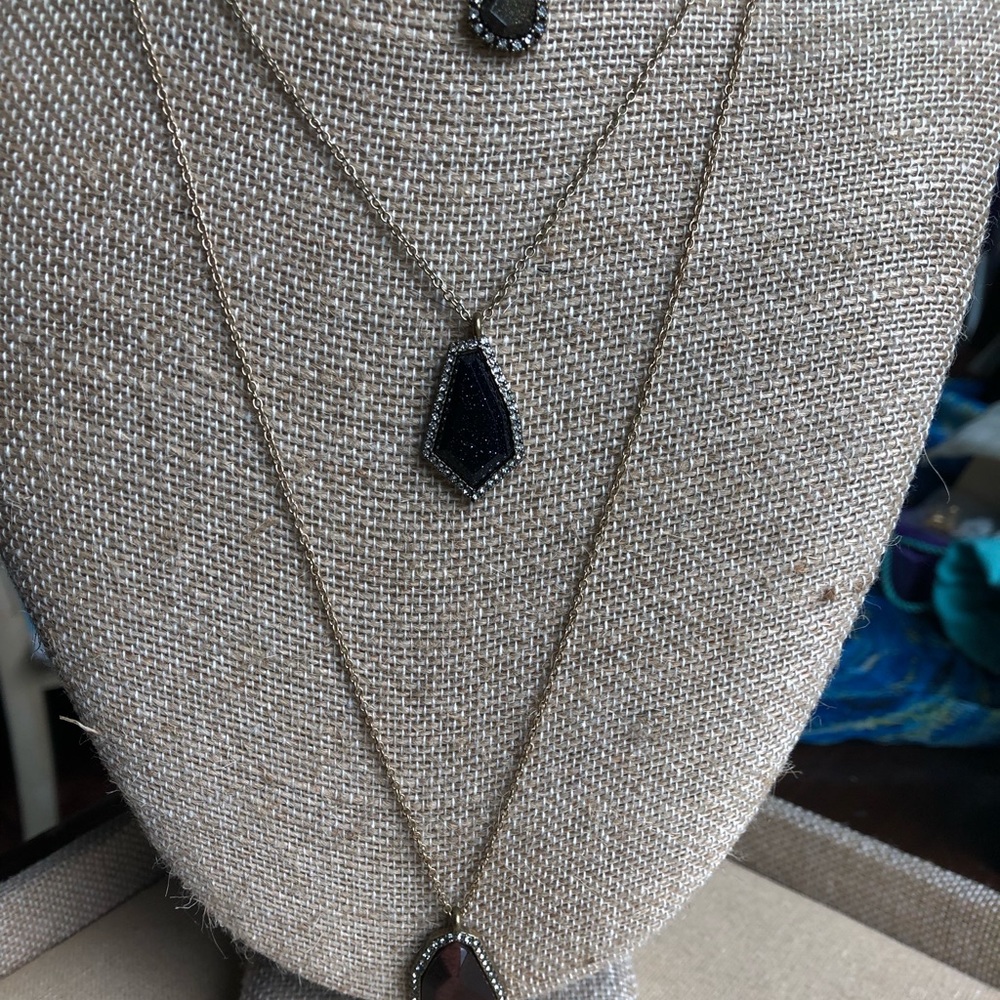 Chloe + Isabel Rebel 3-Row Convertible Necklace.